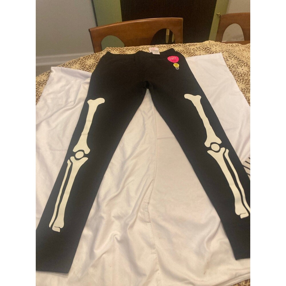 Girl’s Size XXL Skeleton Leggings Glow in the Dark/Children's Place NWT